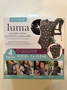 New ListingJJ Cole Luma Packable Carrier – 4 -Position Baby Carrier - Compact Travel Bag
