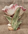 Vintage Art Pottery McCoy Pottery Tulips  Flower Vase Hand Painted