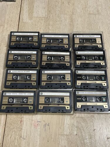 New ListingLot of 12 Used Maxell XLII 90 Min Epitaxial Type II High Bias Cassette Tapes