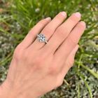 Engagement Ring 2.60 Carat IGI GIA Lab Created Diamond 950 Platinum Sizes 7 8 9