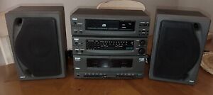 RCA Stereo System Vintage AM/FM CD & Dual Cassette Player Recorder