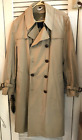 Vintage Designed Expressly For Alexander's Beige Lined Trenchcoat Overcoat  R40
