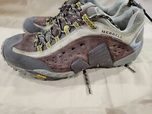 Men's Merrell Intercept Dark Brown Hiking Shoes Size 12