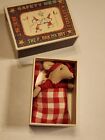 Maileg Christmas Mouse St. Louis Matchbox Retired Tagged NIB Williot RARE!