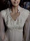 Vintage 1970s Wedding Gown Restored Handmade One of a kind Size 6 Beautiful