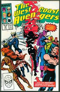 West Coast Avengers 37 NM 9.4 Marvel 1988