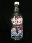 Absolut Florida Limited Edition 750ML Vodka bottle w Tag FLAMINGO Floridian USA