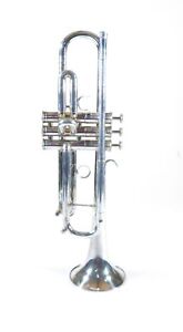 Getzen Silver-Plated 1990s Professional Trumpet