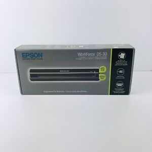 Epson DS-30 WorkForce Portable Color Document Scanner USB New
