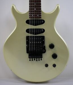 HAMER USA Steve Stevens Vintage 80's Electric Guitar - Floyd Rose - White 616426