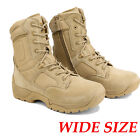 Mens WIDE SIZE Military Boots 8 inches Combat Boots Waterproof Outdoor Boots