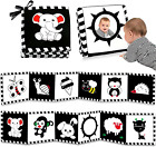 New ListingBlack and White Baby Toys 0-3 Months High Contrast Newborn Toys Tummy Time Toys