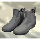 Khombu Gray Winter Boot - Size 11 - Comfort - small heel - Zip Up -