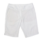 ADIDAS GOLF Sports Tapered Shorts White Slim Womens UK 12 W34
