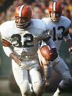 DETERMINED JIM BROWN CLEVELAND BROWNS LEGEND IN THIS ACTION 8x10