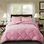 Queen Pink Comforter Set, Stylish & Durable, Ultra Soft & Lightweight