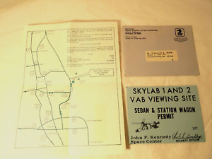 Skylab Launch Parking Pass and Brochure Kennedy Space Ctr. NASA