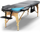 KCC Memory Foam Massage Table Premium Portable Foldable Massage Bed Height Ad...