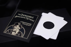 The Incredible Appearing Nothing By Christophe F (Cards Included) Magic Tricks