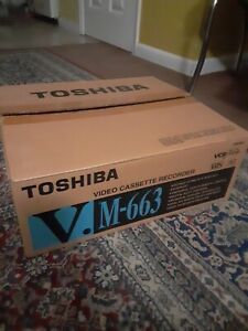 TOSHIBA M-663 VCR Video Cassette Recorder VHS *New in Box*