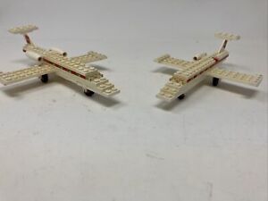 Lego 455 Learjet Vintage 1975 Lot Of Two For Parts