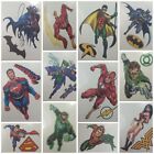 12 sheets of  DC Comics Heroes Temporary Tattoos 20 different designs UGJDR
