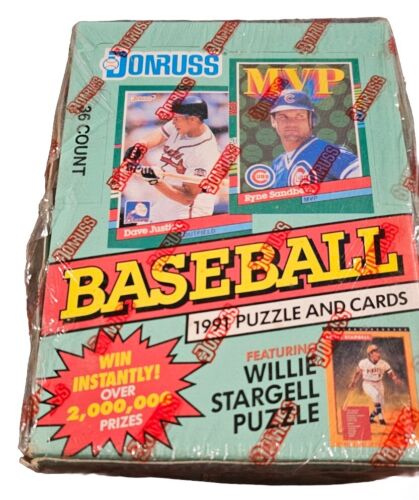 1991 Donruss Baseball Series 2 Factory Sealed Hobby Wax Box VIEW OUR OTHER BOXES