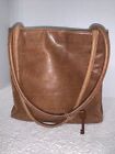 Fossil Brown Embossed Genuine Leather Shoulder Bag Vintage 90's Light Brown