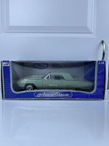 Ford Thunderbird diecast 1:18 Scale 1963 Anson Classic Green Model Cars Diecast