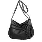 Women Casual Shoulder Handbag Soft Leather Messanger Crossbody Bag Purse Satchel
