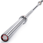New ListingIron Crush Olympic Barbell - Multifunction 7-Foot Weight Bar for Weightlifting,
