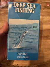 Deep Sea Fishing - Saltwater- Featuring: James Marsh- Vintage VHS Tape