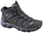 KEEN 1020210 Koven Mid Waterproof Hiking Boots for Men - Black/Gray - 12M