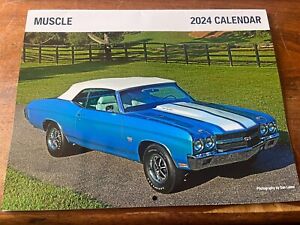 American Muscle Cars 2024 Wall Calendar - AWESOME!!!!
