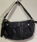 Fossil 54 Fifty Four Soft Black Leather Shoulder Handbag