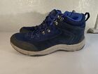 Vionic Women's Size 8.5 Blue Cypress 3105 Suede Hiking Boots Leather Trail