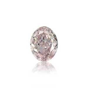0.16 Carat Fancy Brownish Pink Loose Diamond Oval Cut VS2 Clarity GIA Certified