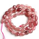 45Pcs Natural Irregular Strawberry Crystal Beads Loose Spacer 6~8mm DIY Jewelry