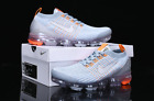 Nike Air Vapormax Flyknit 3 Men's light grey orange air cushion shoes us8-11