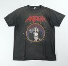 Vintage Anthrax Shirt 1989 Not Man XL fits Large Black Single Stitch Tee