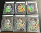 2020 Select #212 Aaron Rodgers Packers 6-Card Die Cut Prizm Partial Rainbow Lot