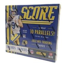 2022 Panini Score H2 Football Factory Sealed Hobby Box! 10 PARALLELS!