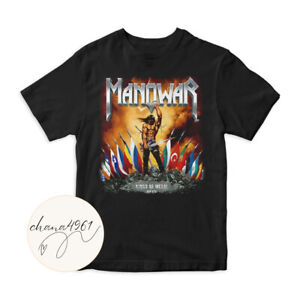 Vintage Manowar Kings of Metal Black Shirt Size S-5XL S77763