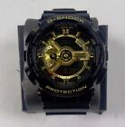 CASIO G Shock Men's Black & Gold Wristwatch 5146 GA-110GB (SPG059651)