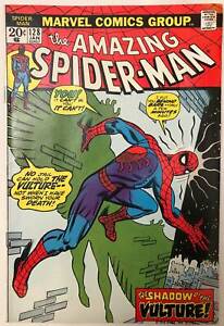 Amazing Spider-Man #128 (1973) Vulture exposed! 6.0 Fine!