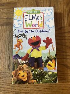Sesame Street The Great Outdoors VHS
