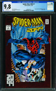 Spider-Man 2099 #1 CGC 9.8 1992 RED FOIL - Orgin Miguel O'Hara! WP! N2 312 cm