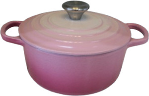 Le Creuset Cocotte Ronde 18cm 1.8L Bouquet Pink enameled pot Limited color USED