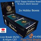 IRELAND - 2023 TOPPS PRISTINE ROAD TO EURO 2024 - 2x Hobby Box LIVE BREAK 1456