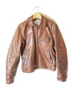 Aero leather 36 Size Horse Hide Leather Jacket Brown